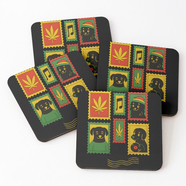 Item preview, Reggae Rasta, Jamaica Lover Postage Stamp Style Motives designed and sold by Logiamerch.