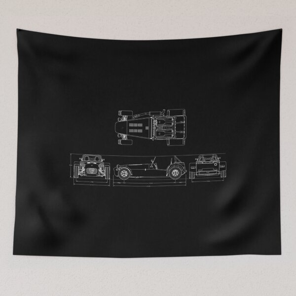 Item preview,  Caterham Seven Blueprint designed and sold by MilenaThermalC.