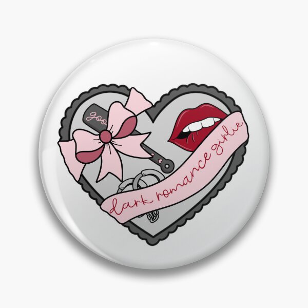 Item preview, Dark Romance Girlie Heart Sticker designed and sold by Stick-erTwist.