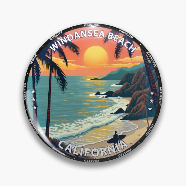 Item preview, Windansea Beach – California USA - Surf lifestyle scenic reef waves designed and sold by inkNext.