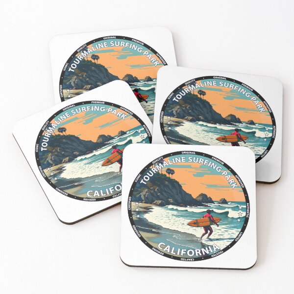 Item preview, Tourmaline Surfing Park – California USA - Surf lifestyle family-friendly waves designed and sold by inkNext.