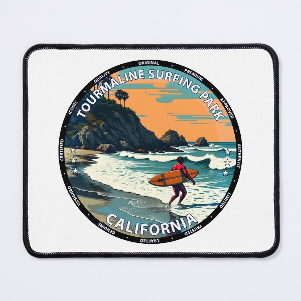 Item preview, Tourmaline Surfing Park – California USA - Surf lifestyle family-friendly waves designed and sold by inkNext.