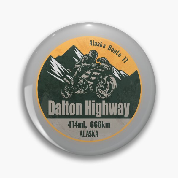 Item preview, Dalton Highway Alaska Route 11 Scenic Motorcycle Ride designed and sold by CynthiaGraphics.