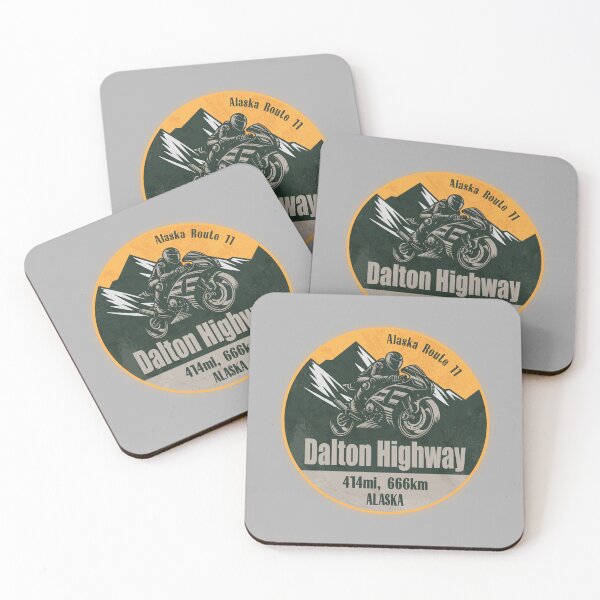 Item preview, Dalton Highway Alaska Route 11 Scenic Motorcycle Ride designed and sold by CynthiaGraphics.