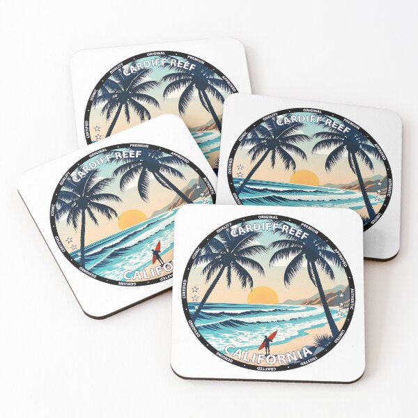 Item preview, Cardiff Reef – California USA - Surf lifestyle consistent reef waves designed and sold by inkNext.