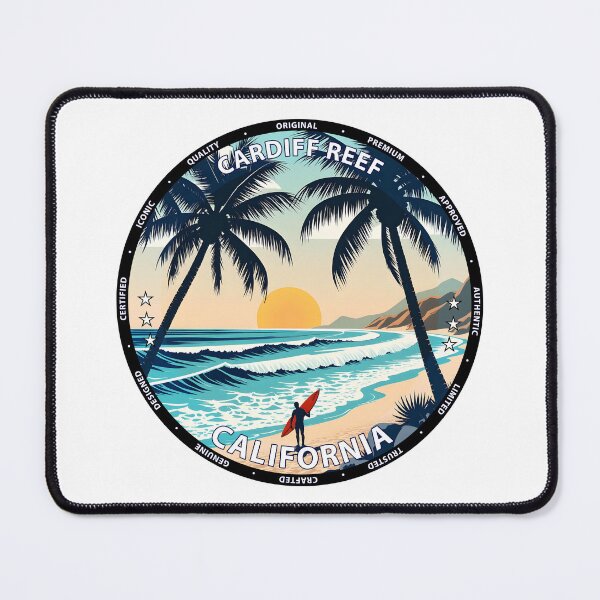 Item preview, Cardiff Reef – California USA - Surf lifestyle consistent reef waves designed and sold by inkNext.