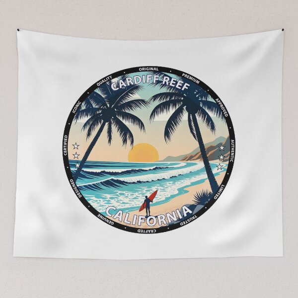 Item preview, Cardiff Reef – California USA - Surf lifestyle consistent reef waves designed and sold by inkNext.