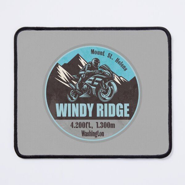 Item preview, Windy Ridge Washington Scenic Motorcycle Mountain Ride designed and sold by CynthiaGraphics.