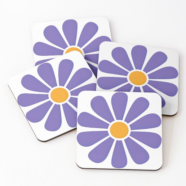 Item preview, Purple Daisy Flower Bold Minimalist Floral Design designed and sold by ArtfulWeave.