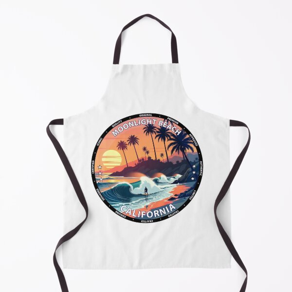 Item preview, Moonlight Beach – California USA - Surf lifestyle sandy waves designed and sold by inkNext.