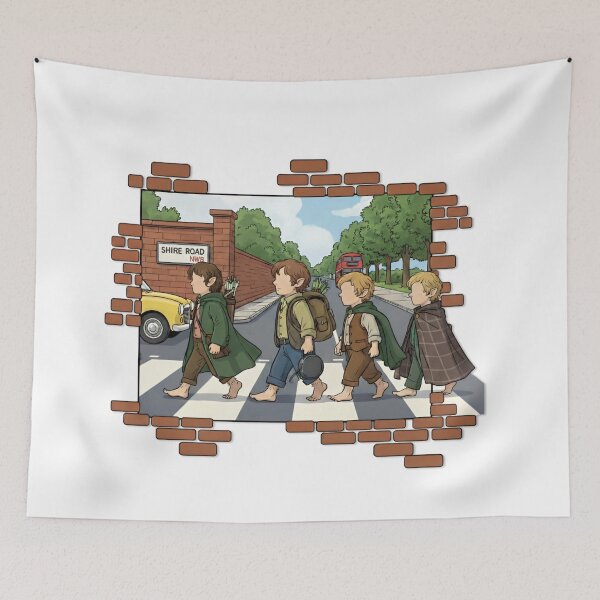 Item preview, ittle Adventurers at the Crosswalk — Whimsical Fantasy London Vibe - Fantasy designed and sold by Fenay Designs.