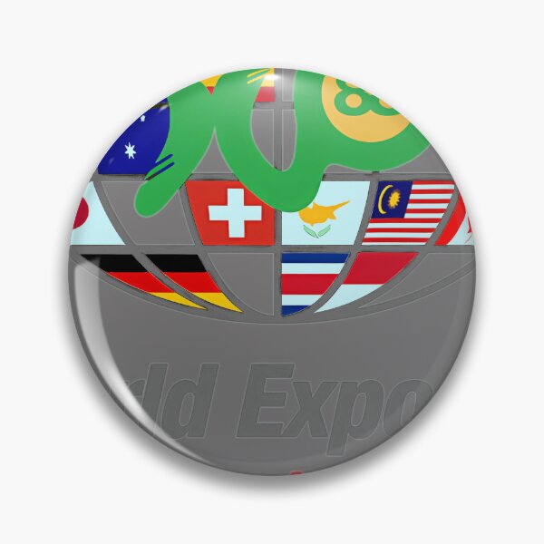 Item preview, EXPO-88-LOGO-WITH-FLAGS-CLASSIC-T-SHIRT designed and sold by mishacrewsus.