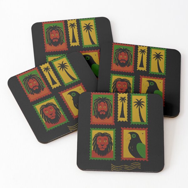 Item preview, Reggae Rasta, Jamaica Lover Postage Stamp Style Motives designed and sold by Logiamerch.