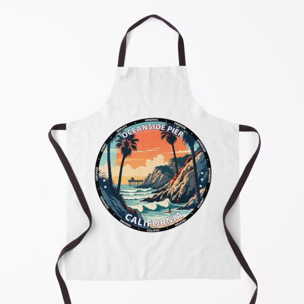 Item preview, Oceanside Pier – California USA - Surf lifestyle pier waves designed and sold by inkNext.
