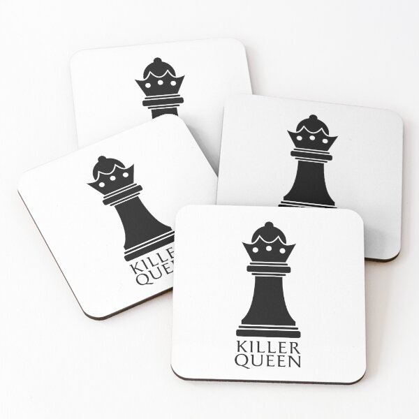Item preview, Killer Queen Chess Piece Black designed and sold by Pinkdeer Designs.