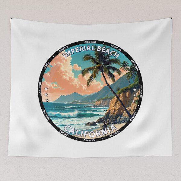 Item preview, Imperial Beach – California USA - Surf lifestyle mellow waves designed and sold by inkNext.