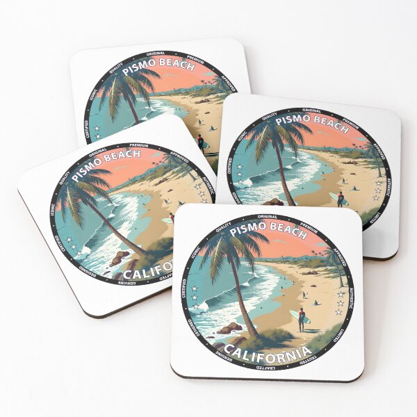Item preview, Pismo Beach – California USA - Surf lifestyle sandy point break waves designed and sold by inkNext.