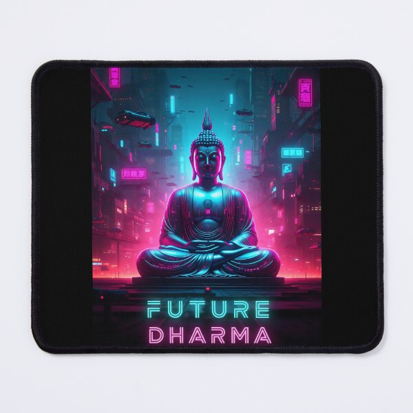 Item preview, Harmony of Buddha and Cyberpunk Neon Lights designed and sold by SplashTastic.