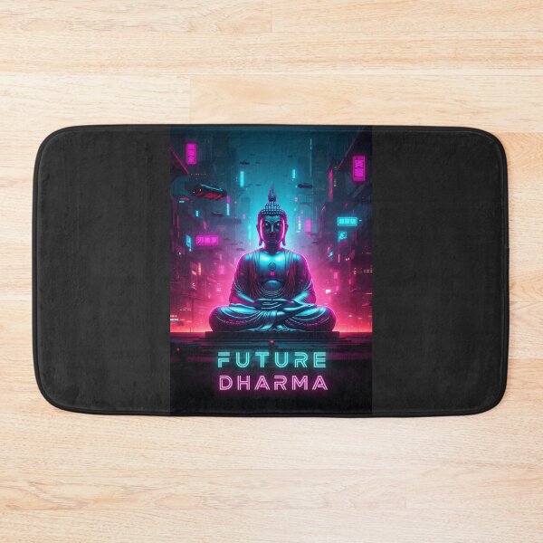 Item preview, Harmony of Buddha and Cyberpunk Neon Lights designed and sold by SplashTastic.
