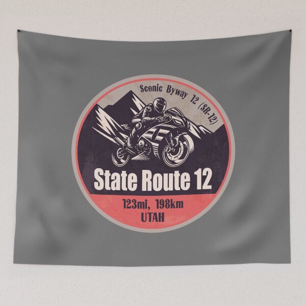 Item preview, Utah State Route 12 (SR-12) Scenic Motorcycle Ride designed and sold by CynthiaGraphics.