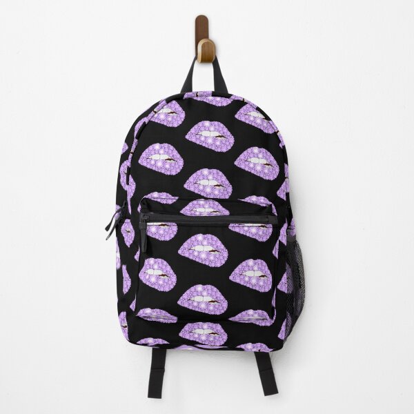 Item preview, Purple Diamond Lips – Sparkly Glam Pop Art Design designed and sold by Dragonfly-10.