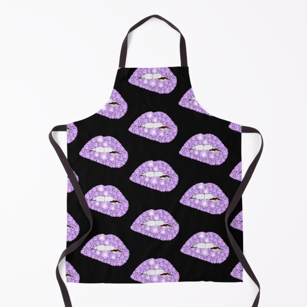 Item preview, Purple Diamond Lips – Sparkly Glam Pop Art Design designed and sold by Dragonfly-10.
