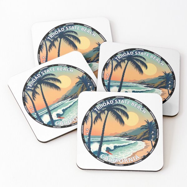 Item preview, Trinidad State Beach – California USA - Surf lifestyle rugged coastline waves designed and sold by inkNext.