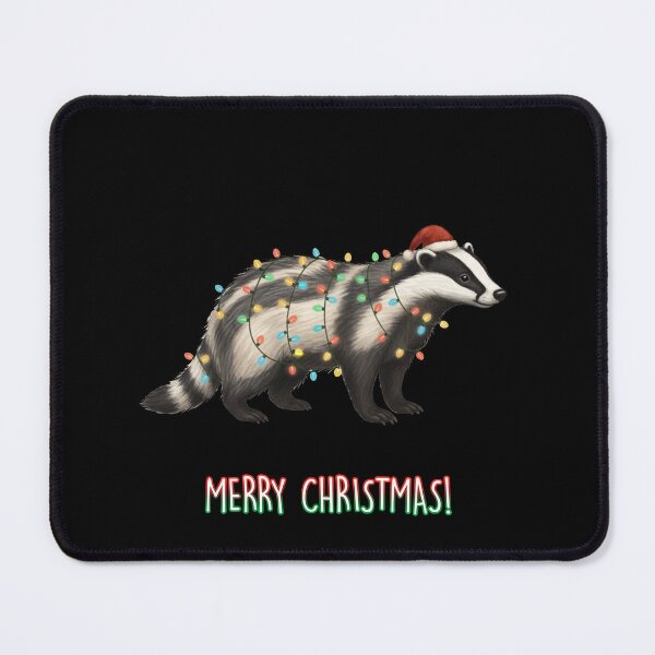 Item preview, Funny Badger Merry Christmas Holidays Xmas Boys Girls Zoo Kids designed and sold by FurryHavenPH.