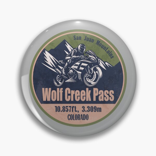 Item preview, Wolf Creek Pass Colorado Scenic Motorcycle Mountain Ride designed and sold by CynthiaGraphics.