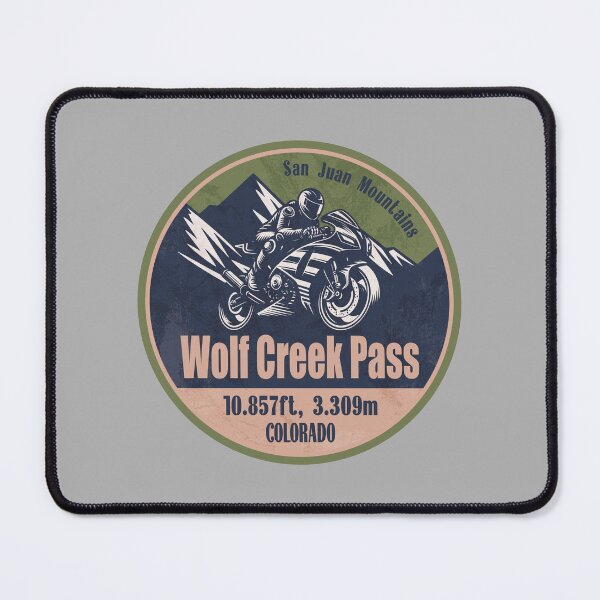 Item preview, Wolf Creek Pass Colorado Scenic Motorcycle Mountain Ride designed and sold by CynthiaGraphics.