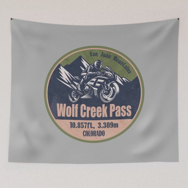 Item preview, Wolf Creek Pass Colorado Scenic Motorcycle Mountain Ride designed and sold by CynthiaGraphics.