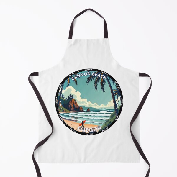Item preview, Cannon Beach – Oregon USA - Surf lifestyle dramatic coastline waves designed and sold by inkNext.