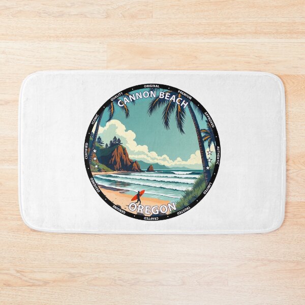 Item preview, Cannon Beach – Oregon USA - Surf lifestyle dramatic coastline waves designed and sold by inkNext.