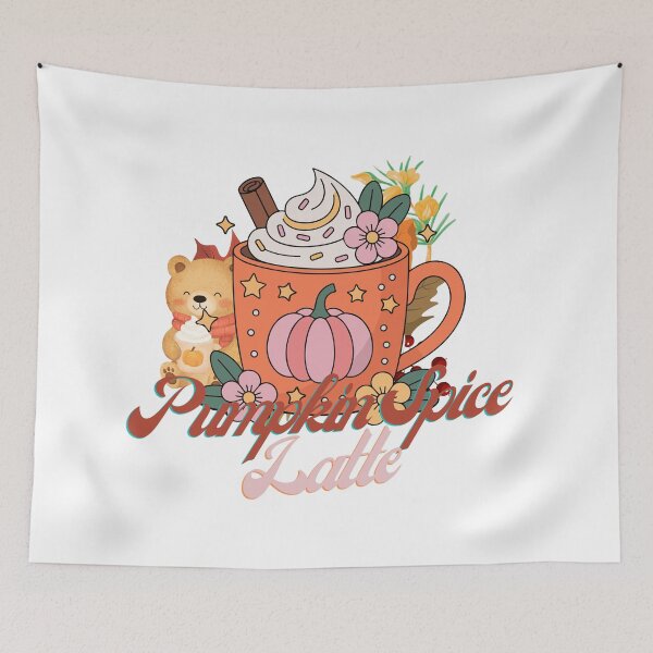 Item preview, Pumpkin Spice Latte – Cozy Fall Sticker designed and sold by creativesurface.