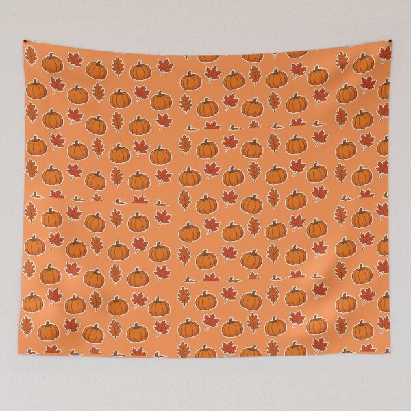 Item preview, Pumpkins + Autumn Leaves Pattern designed and sold by imperiumpublicitario .
