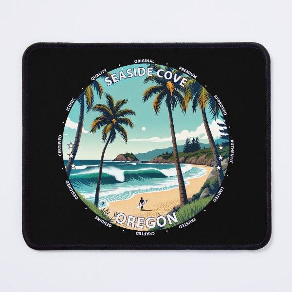 Item preview, Seaside Cove – Oregon USA - Surf lifestyle sandy beach waves designed and sold by inkNext.