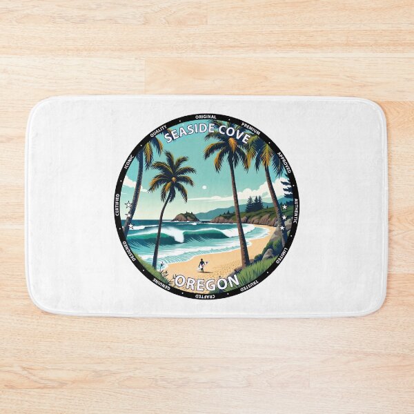 Item preview, Seaside Cove – Oregon USA - Surf lifestyle sandy beach waves designed and sold by inkNext.