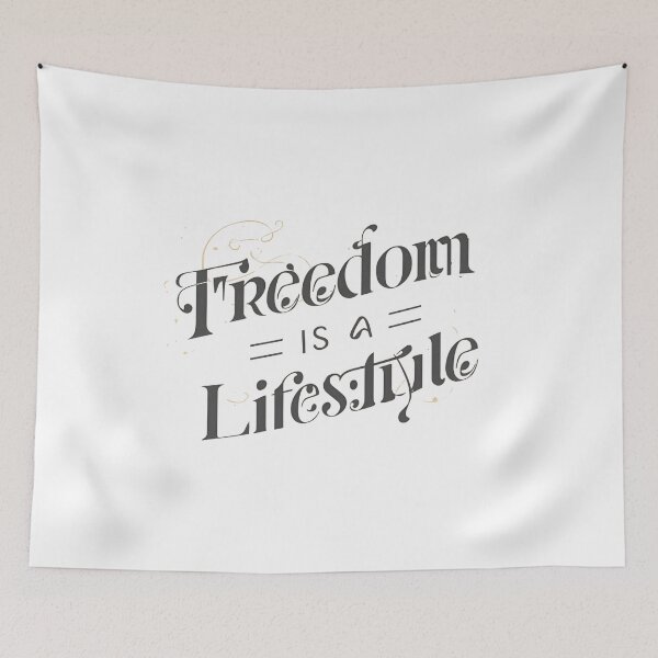 Item preview, Freedom is a Lifestyle designed and sold by 1PrintSpark.