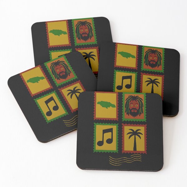 Item preview, Reggae, Jamaica Lover Postage Stamp Style Vacation Motives designed and sold by Logiamerch.