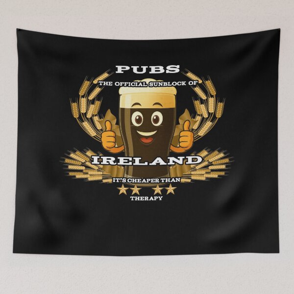 Item preview, Pubs – The Official Sunblock of Ireland (Funny Beer Design) designed and sold by A-T-H.