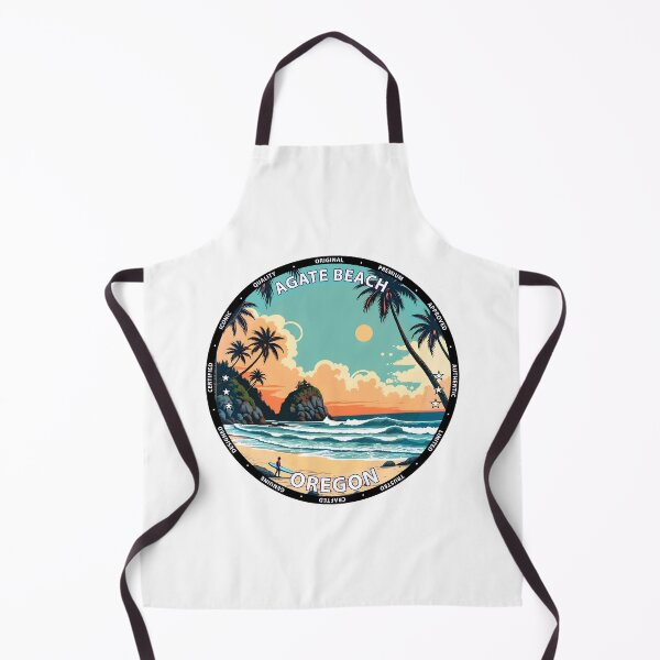 Item preview, Agate Beach – Oregon USA - Surf lifestyle rocky coastline waves designed and sold by inkNext.