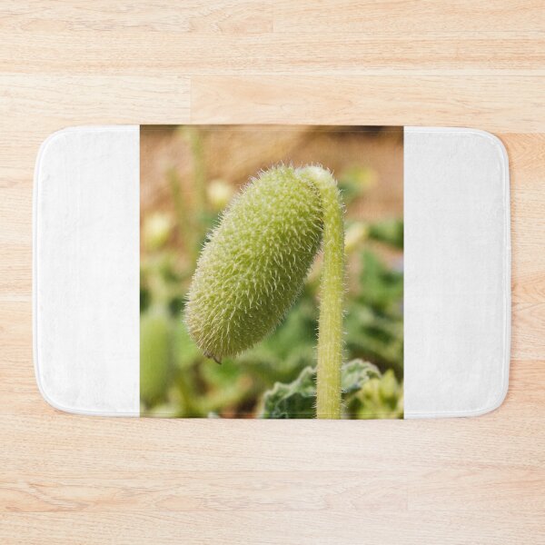 Item preview, Close-Up Macro Image of a Hairy Plant Pod in Natural Surroundings designed and sold by Nmallia.