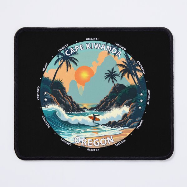 Item preview, Cape Kiwanda – Oregon USA - Surf lifestyle iconic rock formation waves designed and sold by inkNext.
