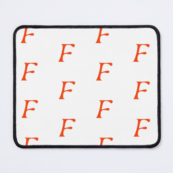 Item preview, Electric Orange Letter F – Spiky Script Calligraphy designed and sold by uncoXab.