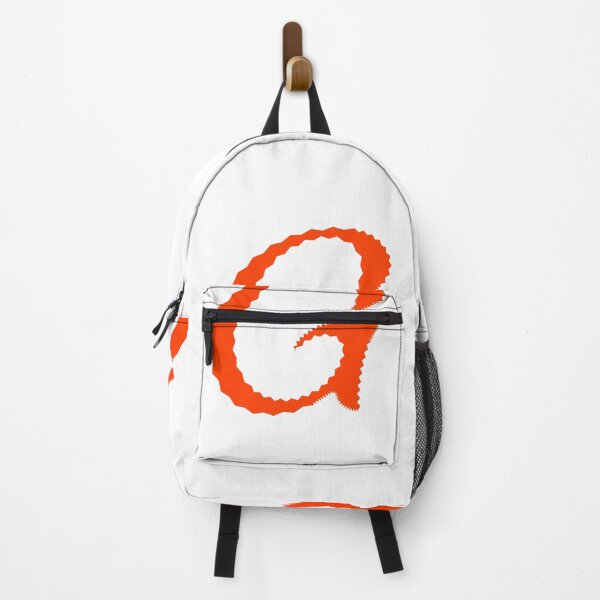 Item preview, Electric Orange Letter G – Spiky Script Calligraphy designed and sold by uncoXab.