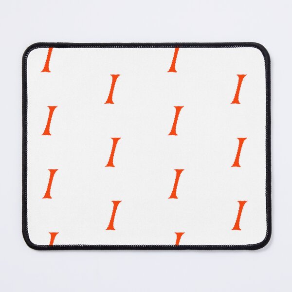 Item preview, Electric Orange Letter I – Spiky Script Calligraphy designed and sold by uncoXab.