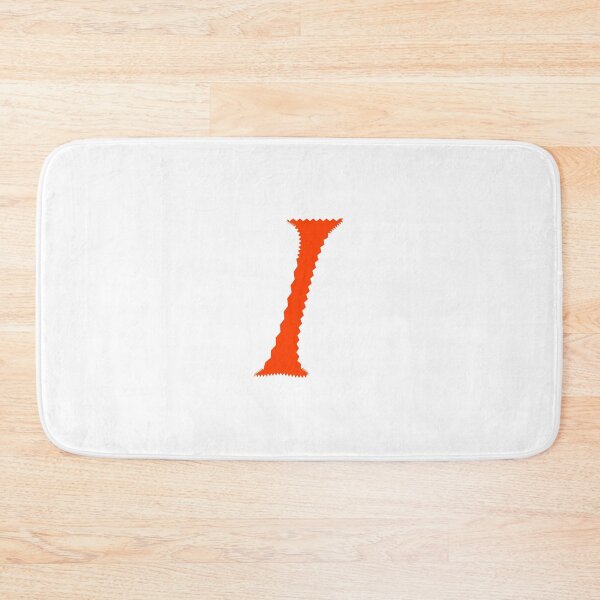 Item preview, Electric Orange Letter I – Spiky Script Calligraphy designed and sold by uncoXab.