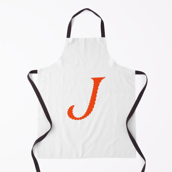 Item preview, Electric Orange Letter J – Spiky Script Calligraphy designed and sold by uncoXab.