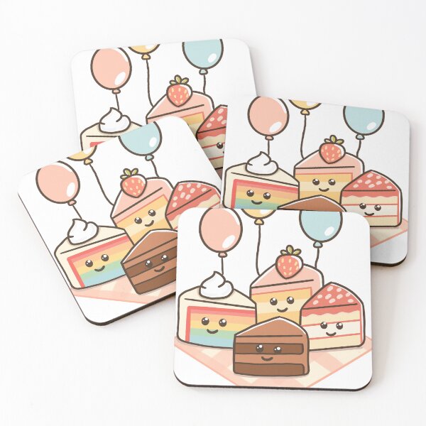 Item preview, Kawaii Cake Party designed and sold by TineHunterArt.