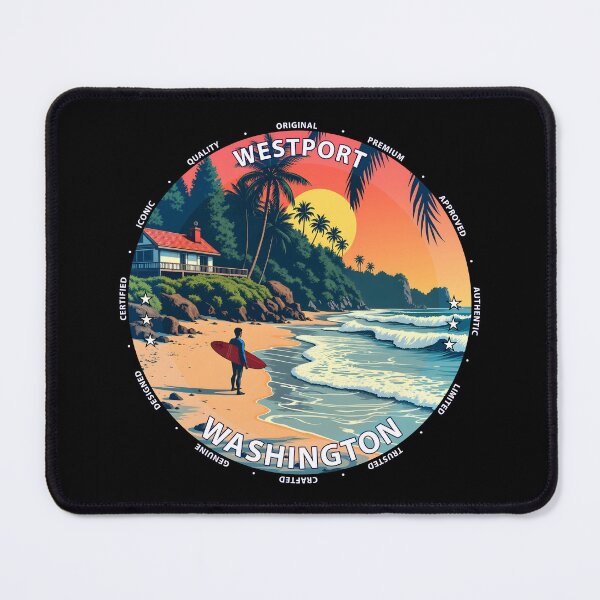 Item preview, Westport – Washington USA - Surf lifestyle powerful beach waves designed and sold by inkNext.